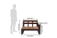Solid wood sofa set MultiSets design