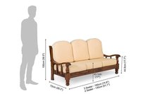 solid wood Sofa set Majesty