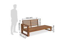 Solid wood modular Sofa