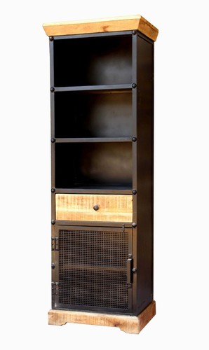 Wooden iron display unit By ANTIQUE FURNITURE HOUSE