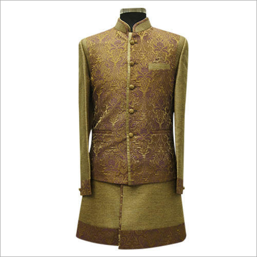 Mens Embroidered Indo Western Sherwani