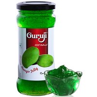 Guruji Mango Jelly - 500g Glass Jar | Sweet & Sour, Natural Mood Lifter, Rich In Iron & Vitamin C, Aids Digestion, 12 Months Shelf Life