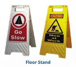 Plastic Floor Road Stand