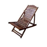 Wooden Folding Easy Chair (brown, Standard) Dimension(l*w*h): 5 X 5 X 5 Cm  Centimeter (cm)