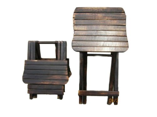 Shoppee Antique Wooden Folding Study and Coffee Table with Chair for Kids (Standard Size, Brown) Shoppee Antique Wooden Folding Study and Coffee Table with Chair for Kids (Standard Size, Brown)
