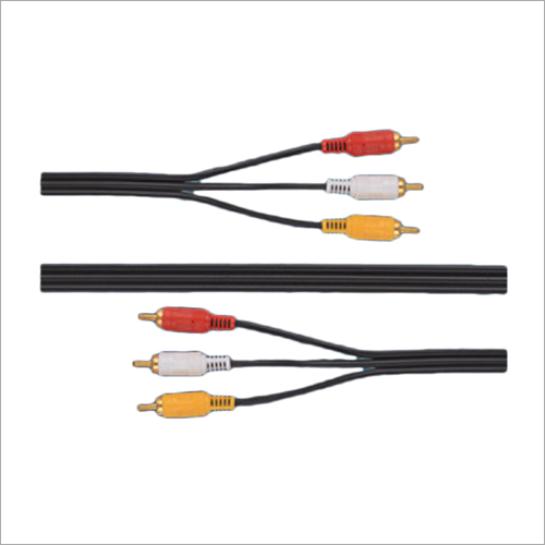 3 by 3 RCA Audio Cable By SHRI BALAJI TRADERS
