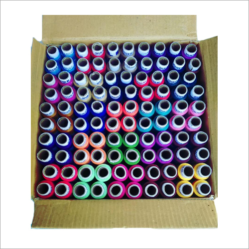 Polyester Thread - 100 Thread Count, Multicolor Options | High Break Resistance, Soft Texture, Perfect Thickness