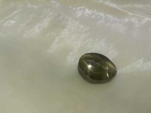 CHRYSOBERYL black and Green Cats eye