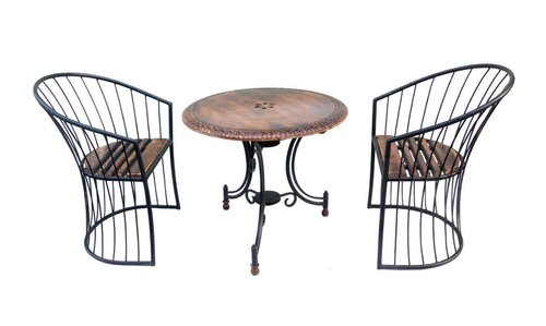 Wooden & Iron Carved,Decorative Foolding Table with 2 Chair Wooden & Iron Carved,Decorative Foolding Table with 2 Chair