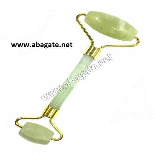 Green Jade Roller Massager Grade: Aaa