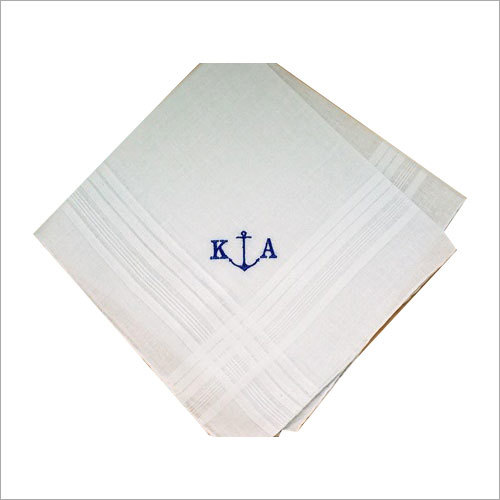 Monogrammed Handkerchiefs By COTTAGE ENTERPRISE