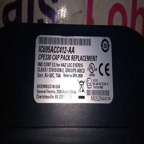 GE FANUC PLC MODULE IC695ACC412-AA