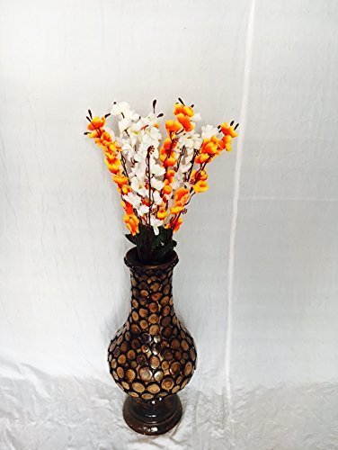 Brown Wooden Flower Vase Brown Wooden Flower Vase