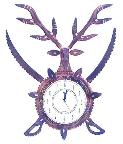 Wood Brown Wooden Clock
