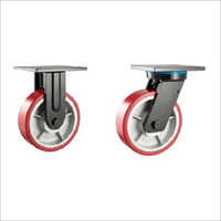 Pu Caster Wheel - 150x50mm, 1000kg Load Capacity, C.i+polyurethane Material, Double Ball Bearing, 4 Inch Wheel Size, Industrial Use