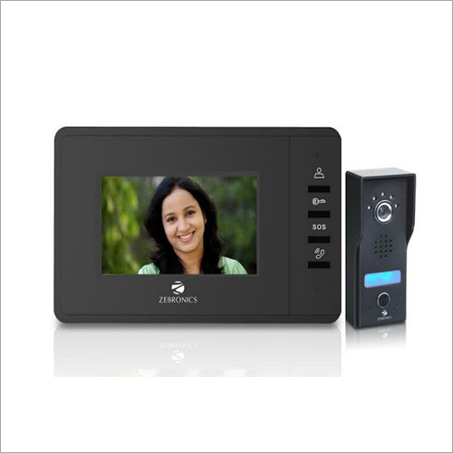 Black Wireless Video Door Phone
