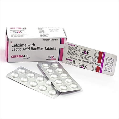 Cefixime With Lactic Acid Bacillus Tablets General Medicines