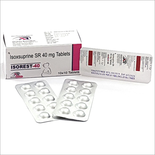 Tablets Isoxsuprine 40Mg