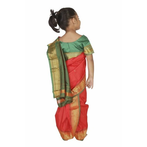 Red And Green Girls Lavni Dress