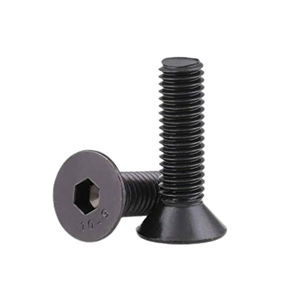 Allen Head Csk Machine Screw - Color: Black/white