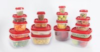 Plastic Containers Set of 18