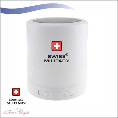 White Swiss Military 6 In 1 Smart Touch Lamp Bluetooth Speaker (Bl3)