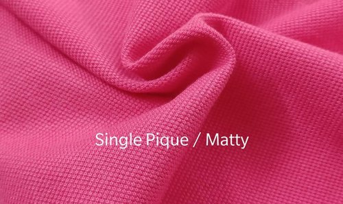 Washable Single Pique Knitted Fabric