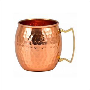 AHA 12177 Copper Mug With Brass Handle