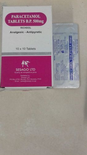 100mg Paracetamol Tablets BP