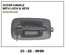 Outer Handle  with lock keys Navistar (cinew)