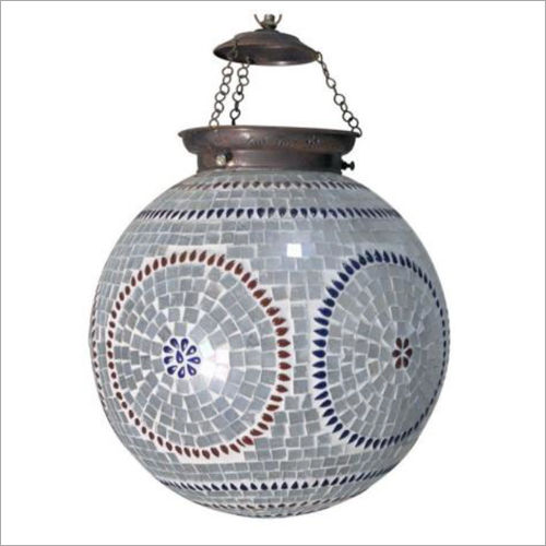 Tiffany Hanging Lamp - Antique Style, Round Shape, New Condition, Available in Different Colors | Electric Power Source
