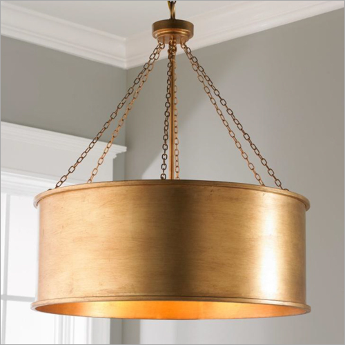 Metal Hanging Lamp - New Condition | Round Modern Design, Electric Power Source, Available in Multiple Sizes