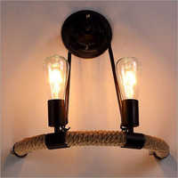 Creative Hemp Rope Wall Sconce Light