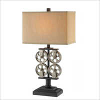 Metal Drum Shade Table Lamp