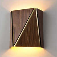 Wooden Wall Light
