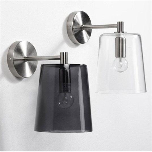 SS Wall Light - Polished Stainless Steel, Modern Design , Electric Wall-Mounted Fixture for Household and Hotel Use