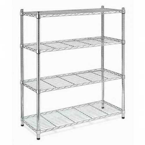 Adjustable wire mesh rack