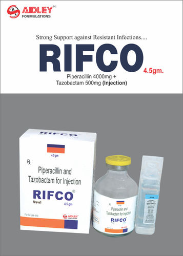 Injection Piperacillin 4gm + Tazobactum 0.5gm