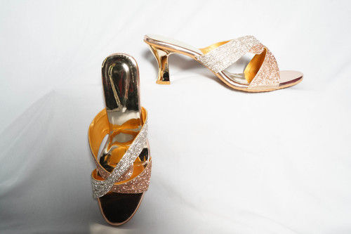 Golden Bridal Footwear