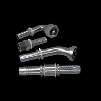 Stainless Steel Hydraulic Hose Fittings High Pressure - Stainless Steel, Size 1/8" - 4", Color Silver, Surface Treatment Bared, Polished Finish, Nipple Type