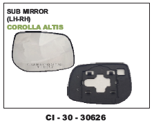 Sub Mirror Corolla, Altis (cinew)