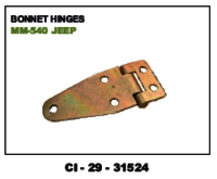 Car Bonnet Hinges Mm-540 Jeep - Durable Steel Construction | 4-wheeler Compatibility, Warranty Included