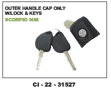 Outer Handle Cap Scorpio (cinew)