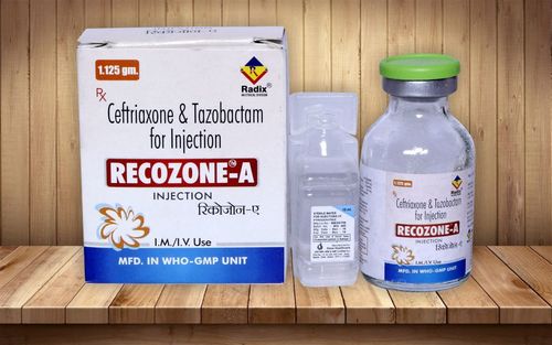 Ceftriaxone 1 gm & Tazobactam 125 mg