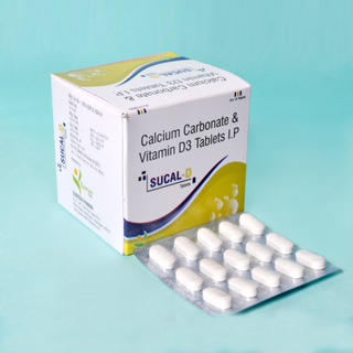 Calcium Carbonate And Vitamine D3 Tablets I P Dry Place