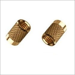 Brass Cross Knurled Insert