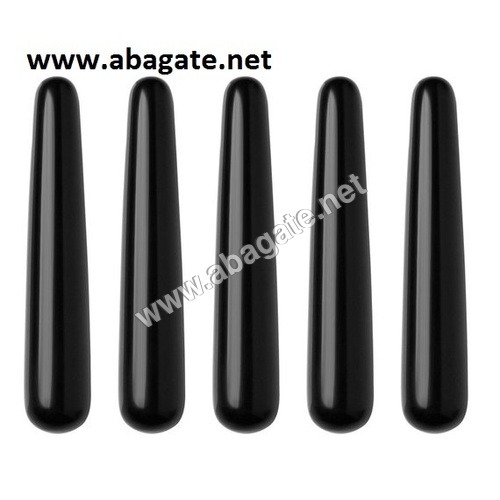 Black Obsidian Massage Wand Black Obsidian Massage Wand