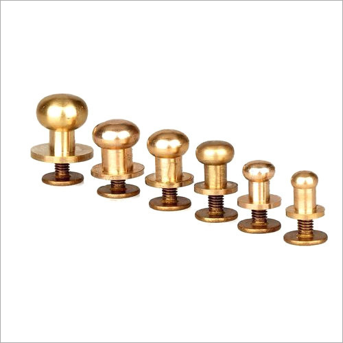 Brass Head Button Stud Brass Head Button Stud