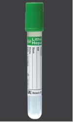 VACUUM BLOOD COLLECTION TUBE (LITHIUM HEPARIN WITH GEL TUBE 5ML
