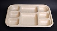 8CP Bagasse Meat Tray(Sealing Option Available)